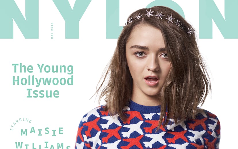 Maisie Williams on The Young Hollywood Issue of Nylon