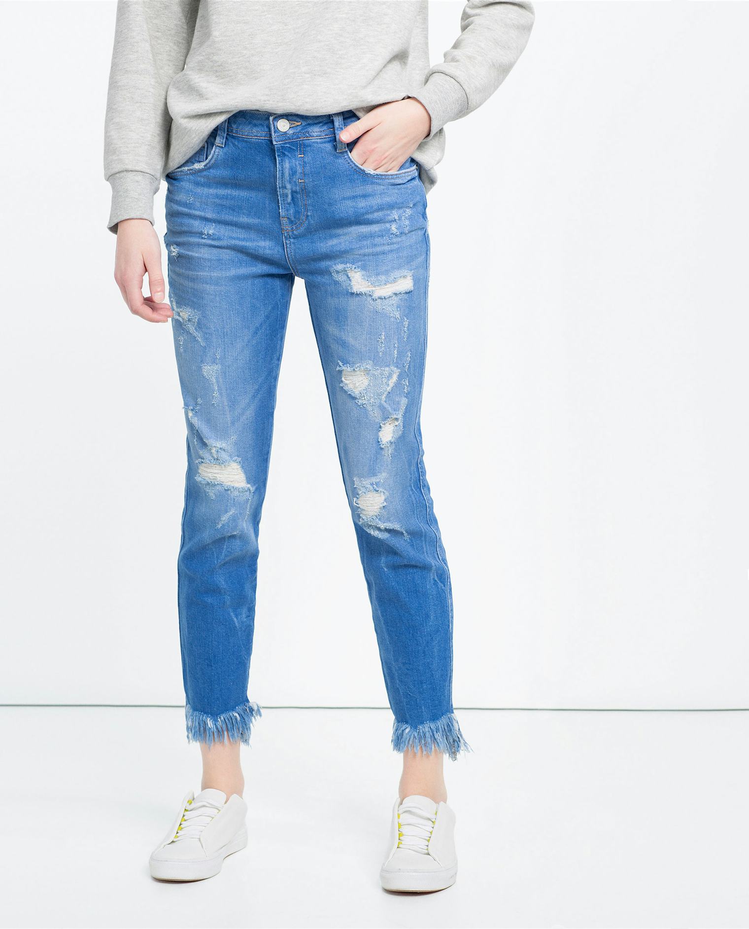 The Best Frayed Jeans