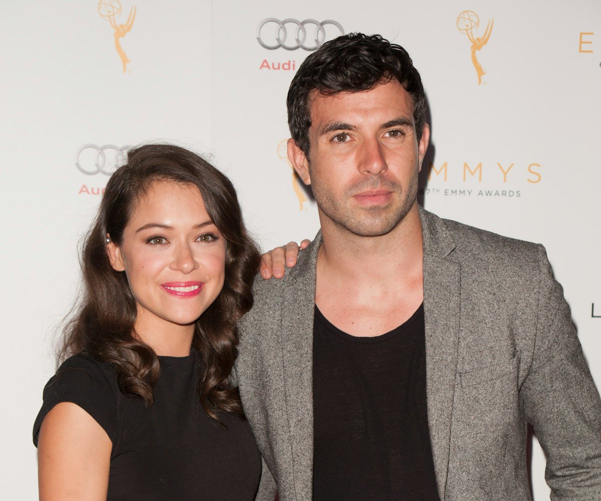 Tatiana Maslany And Tom Cullen at a film premiere 