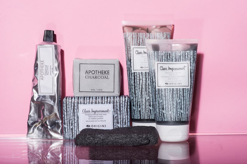 Apotheke's charcoal skin care products