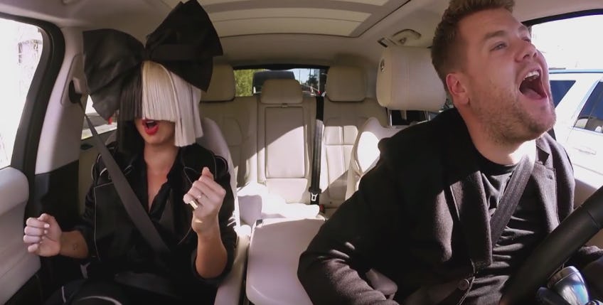 Sia’s Carpool Karaoke Is Predictably Charming And Great