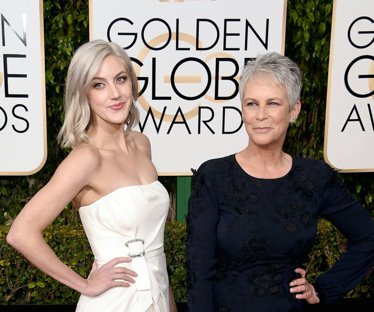 Jamie Lee Curtis And Her Daughter Both Rocked Grey Hair At The Golden Globes