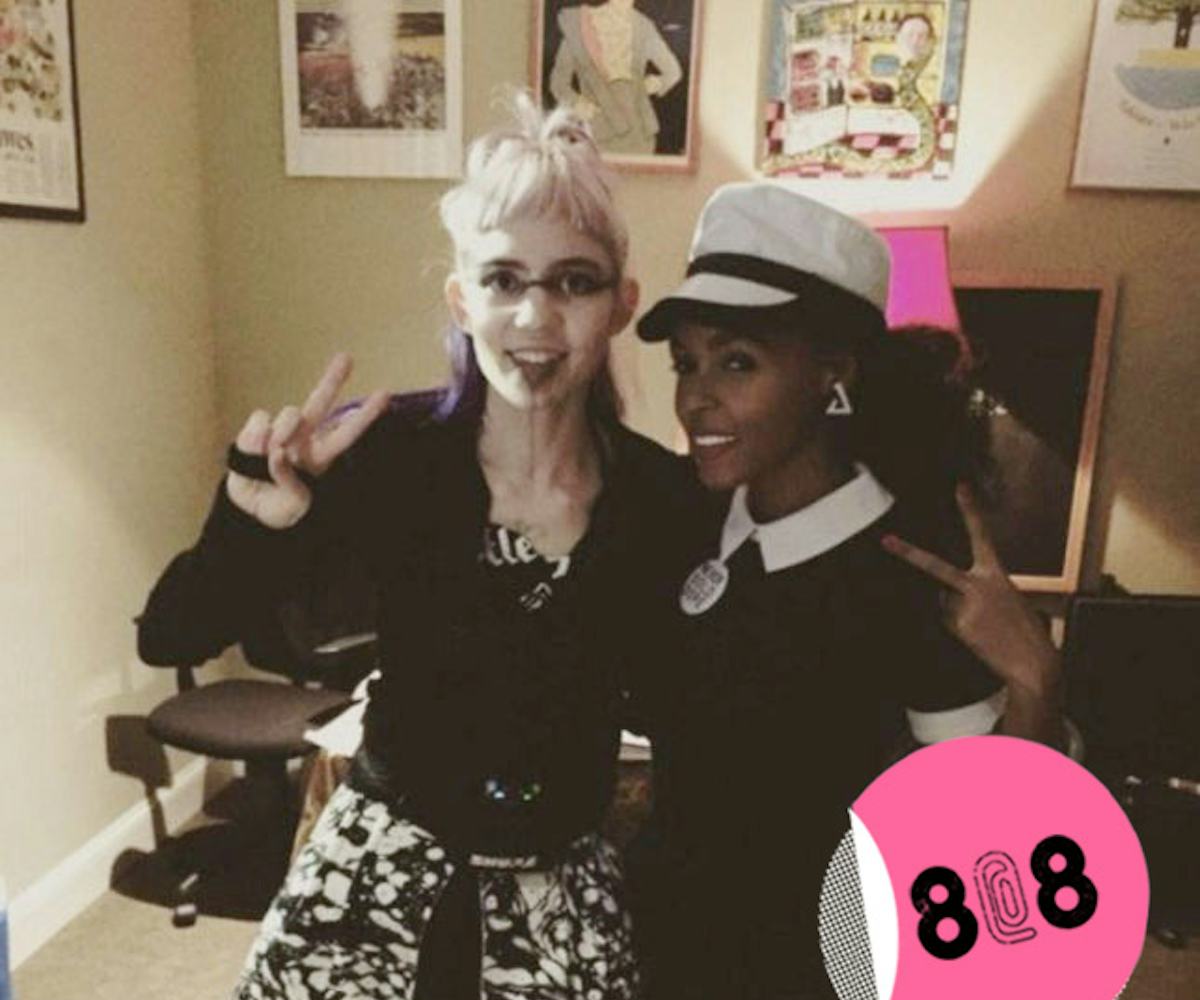 Grimes and Janelle Monae 