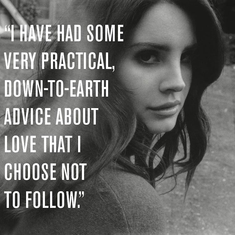 Lana Del Rey quote about emotions