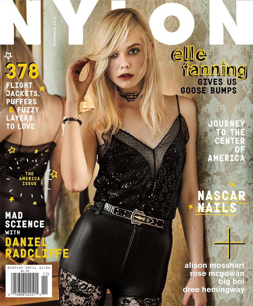Elle Fanning Nylon November 2015 Cover