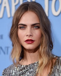 Cara Delevingne Wore Fake Lip Rings