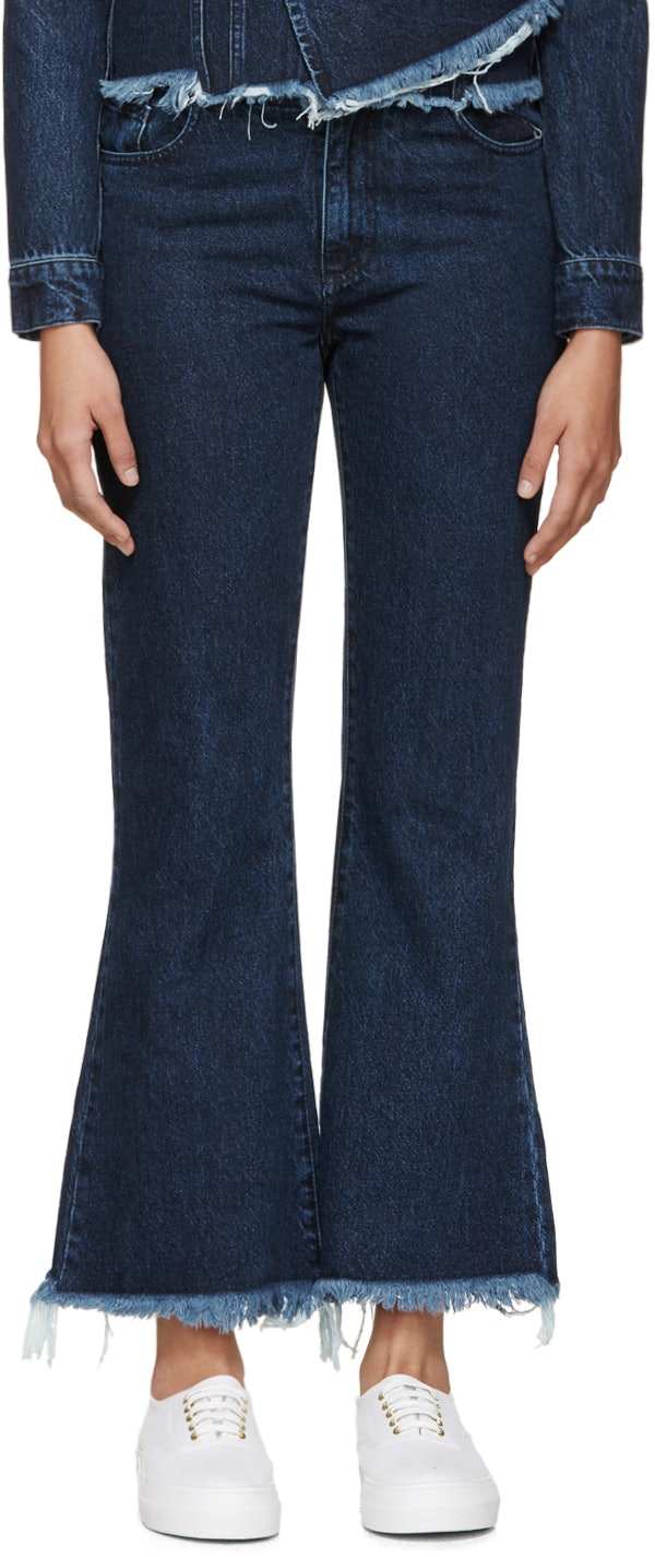 10 Best Cropped Flare Denim Jeans