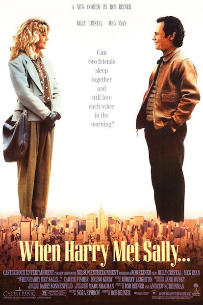 Meg Ryan and Billy Crystal on the cover of When Harry Met Sally