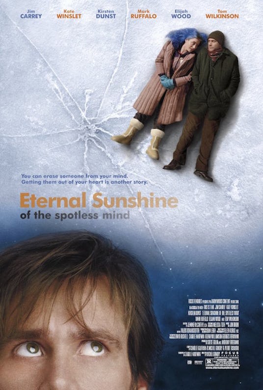 Jim Carrey and Kate Winslet on the cover of Eternal Sunshine of the Spotless Mind