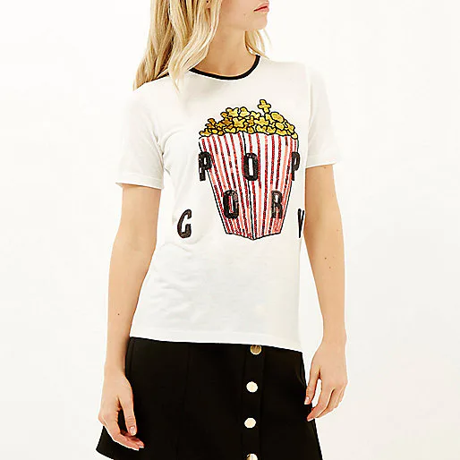 Shopping Diva's Sequined Adult T-Shirt
