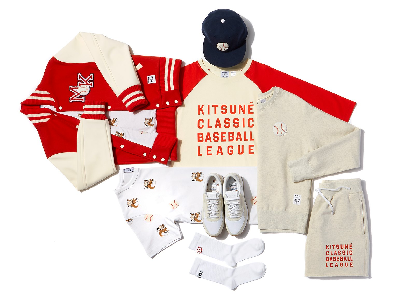 maison kitsune reebok