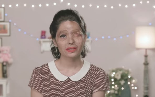 An AcidBurn Victim Shared a Makeup Tutorial With A Gripping Message