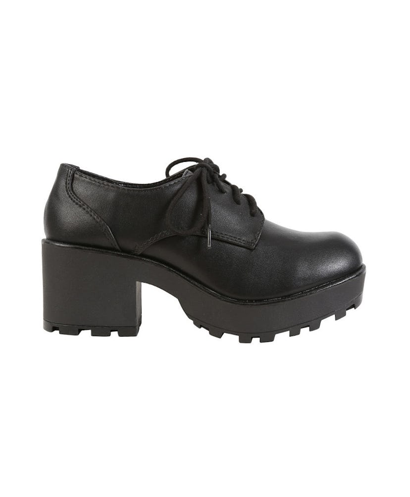 Farrah High Platform Oxford shoes in black