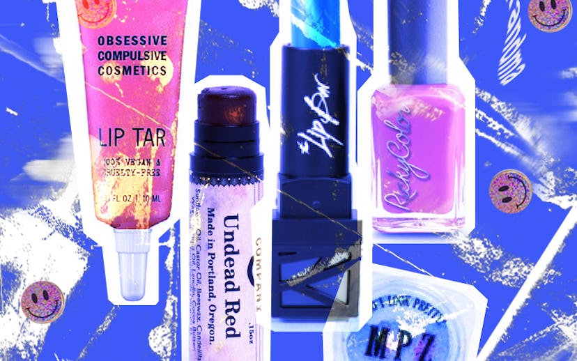 Collage of five different beauty products that people would buy because of their interesting names
