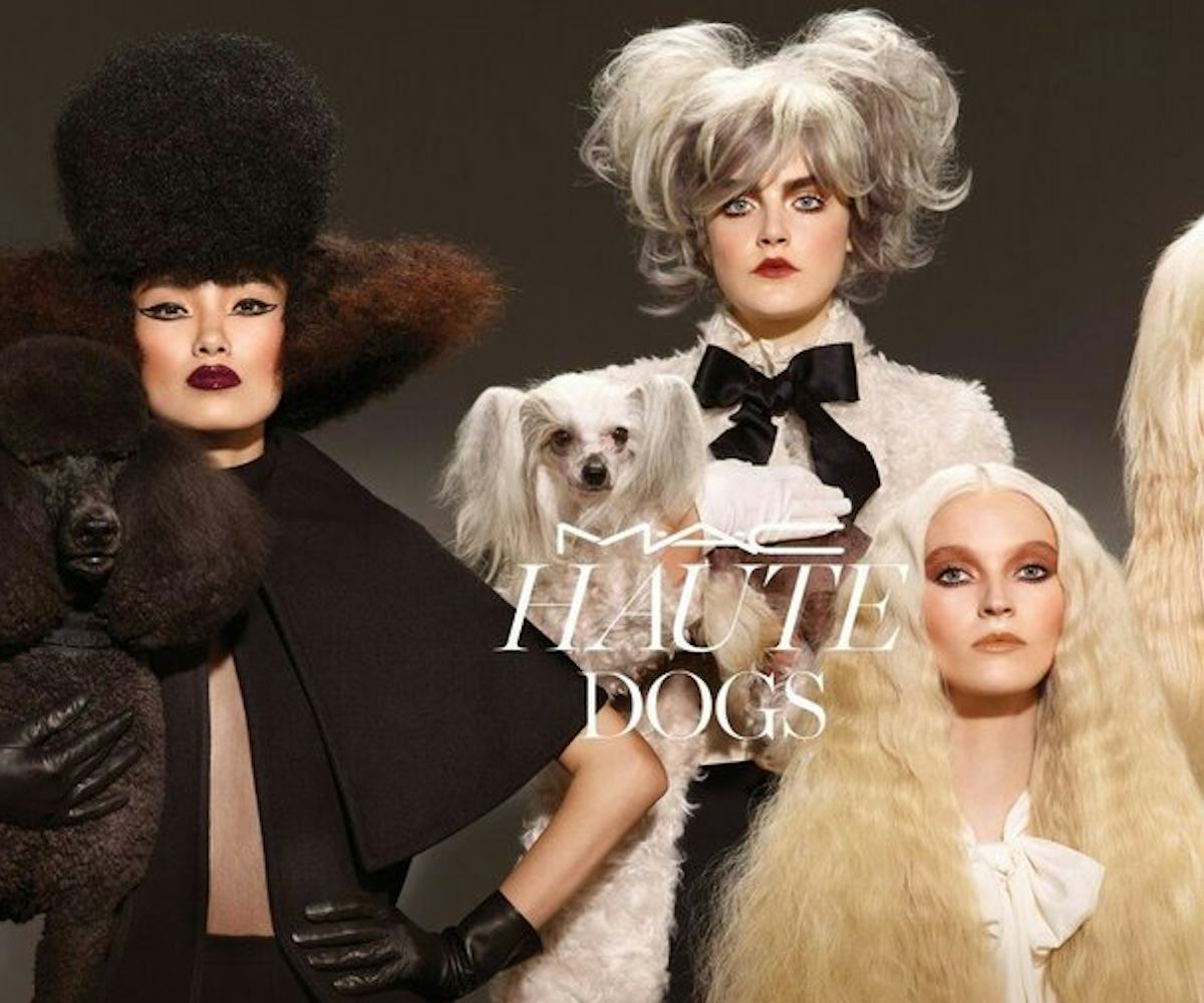 M.A.C’s new makeup collection featuring models and dogs