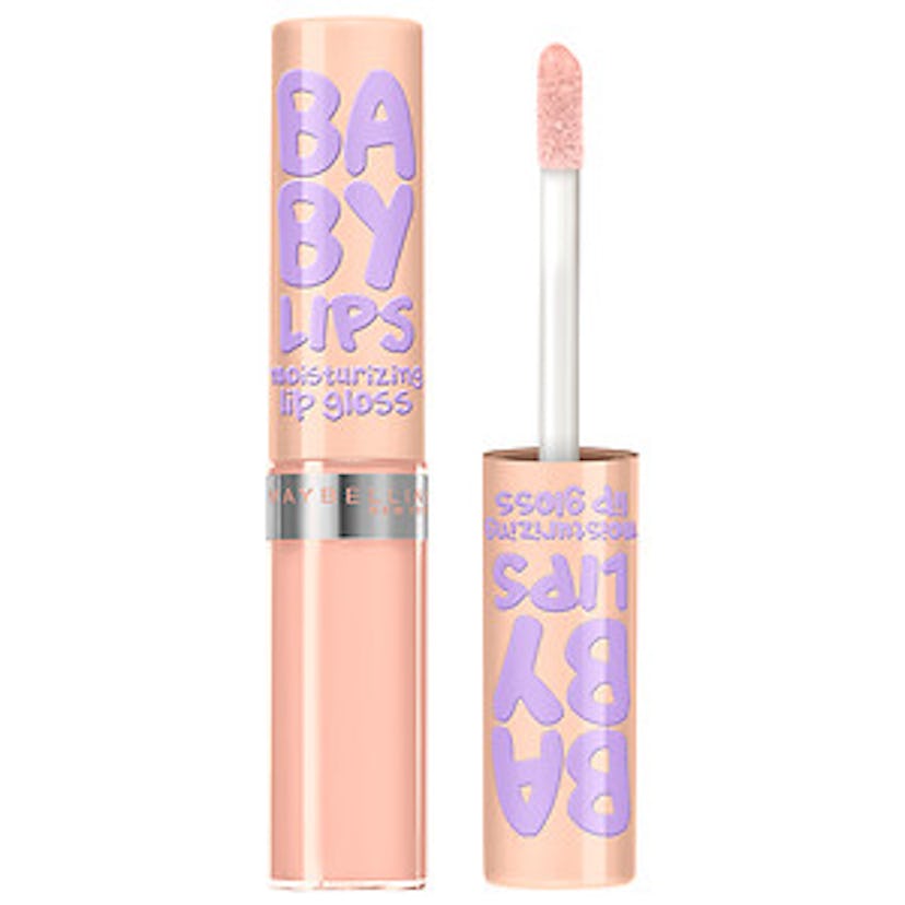 Maybelline's Baby Lips moisturizing lip gloss in the "Taupe With Me" shade