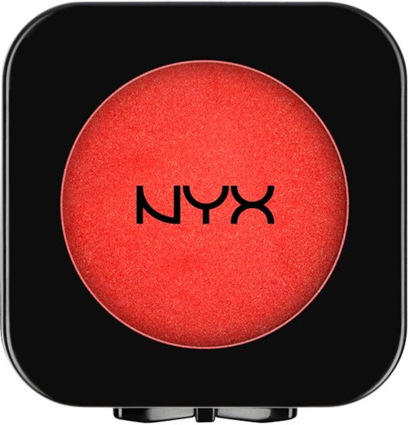 NYX's high definition blush in the "Crimson" shade