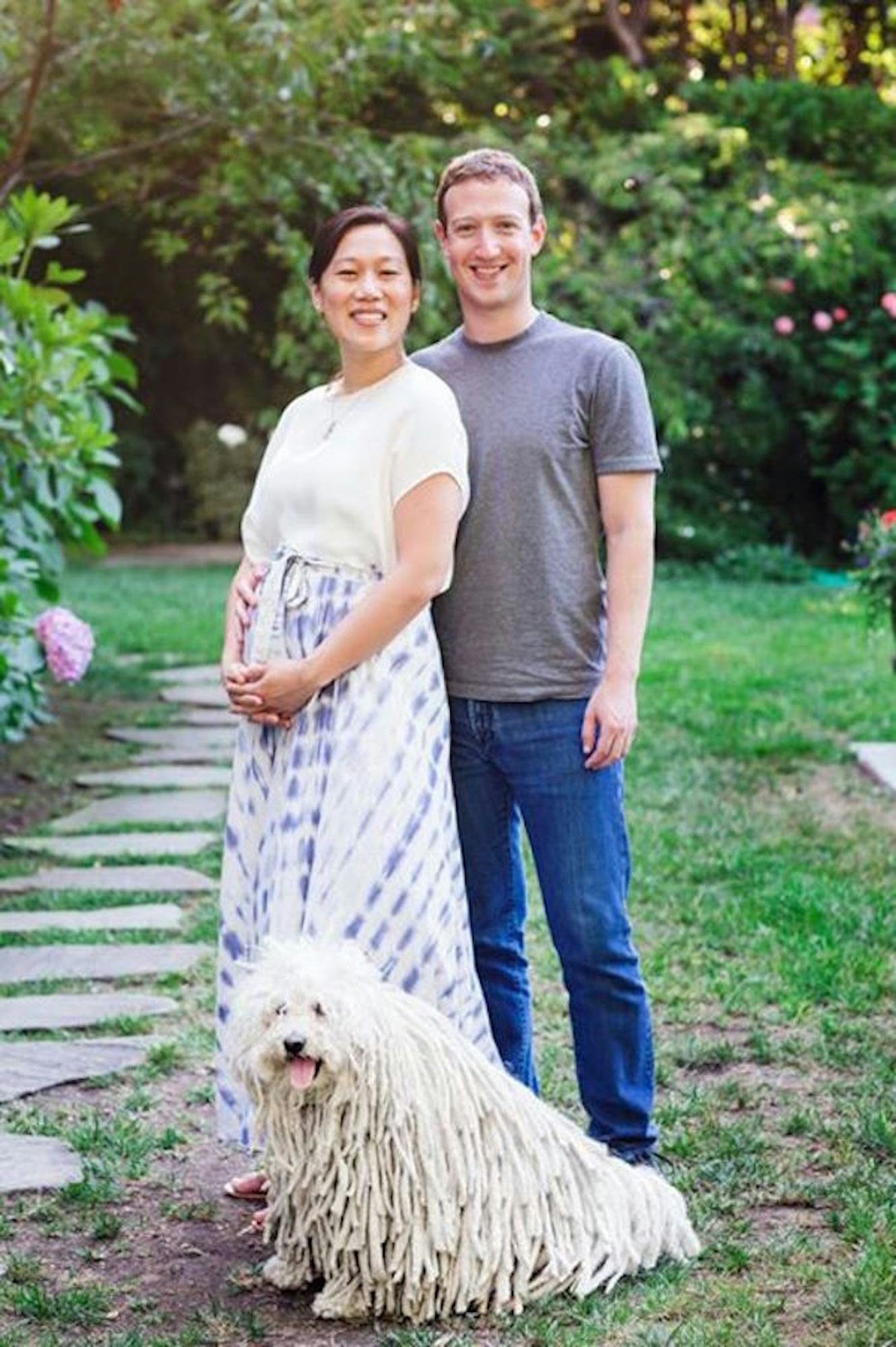 Марк Цукерберг и его жена Присцилла Чан