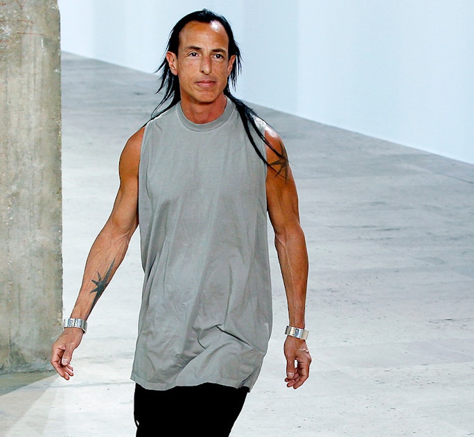 Rick Owens Went Punched A Model At His Runway Show
