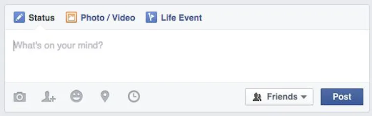 New Facebook Feature Recommends Status Updates
