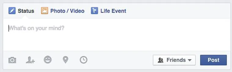 New Facebook Feature Recommends Status Updates