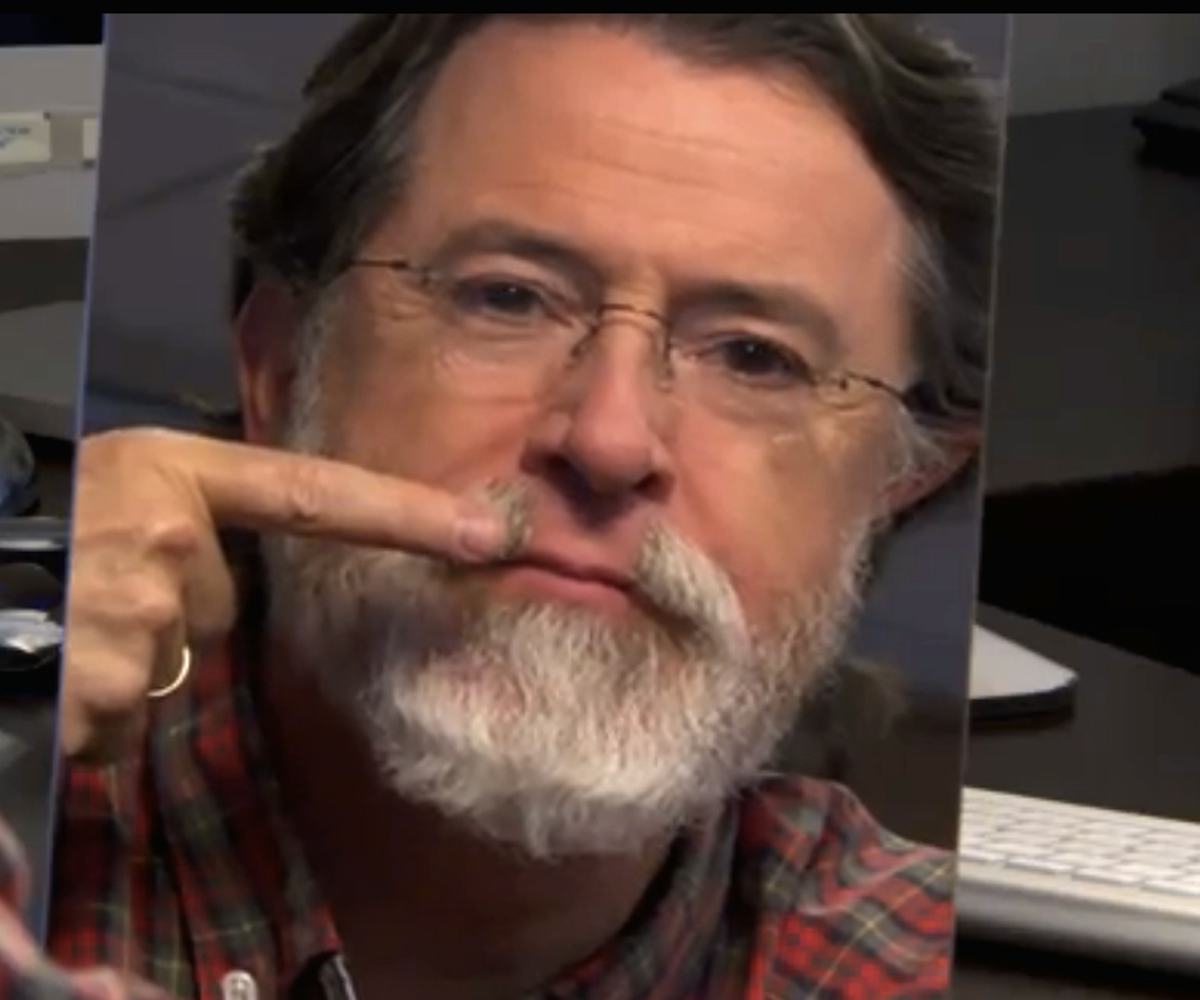 Stephen Colbert Shaves His Beard For The Latet Show