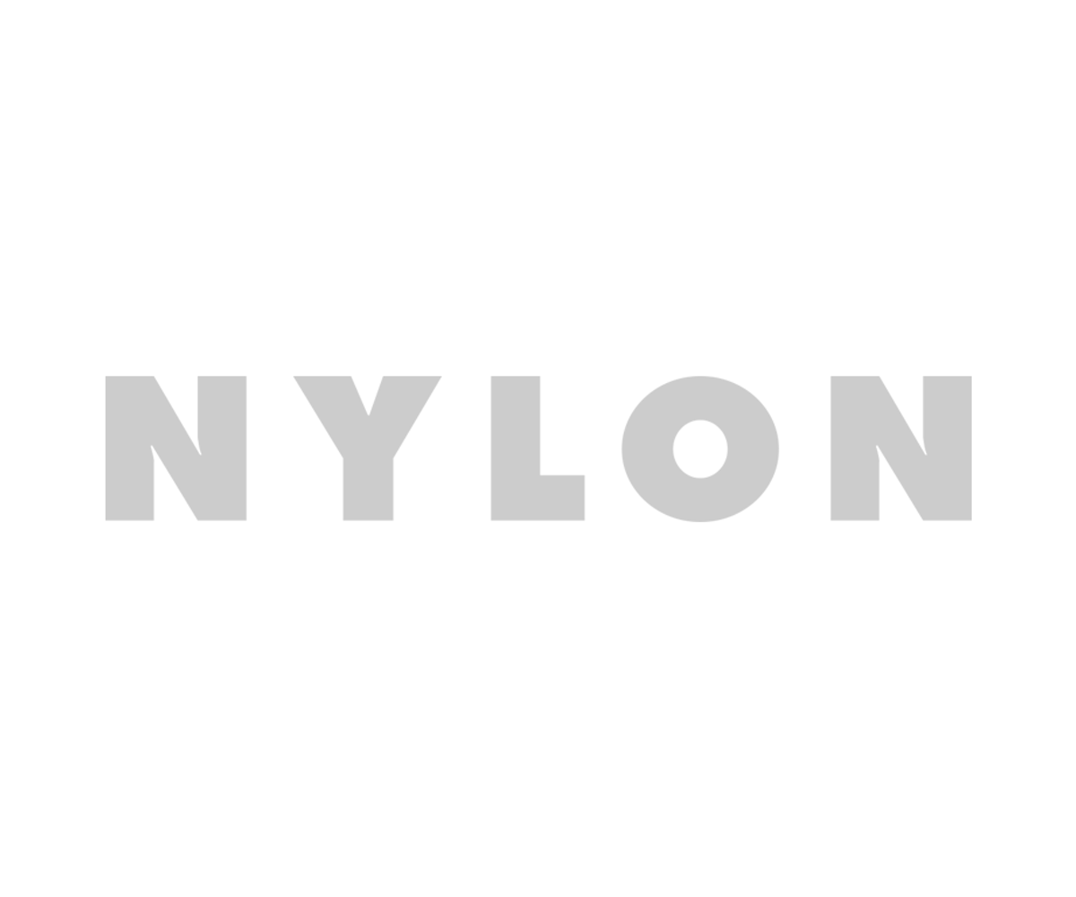 Nylon logo in grey 