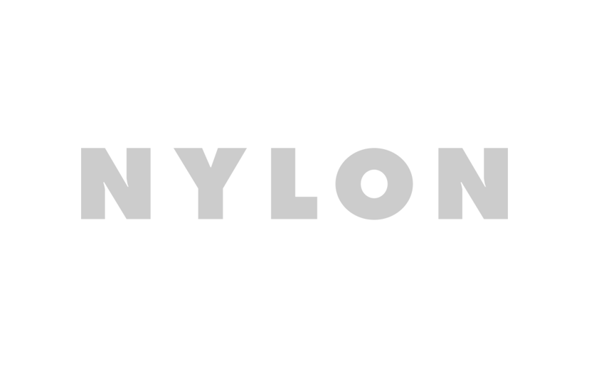 Nylon logo in grey 