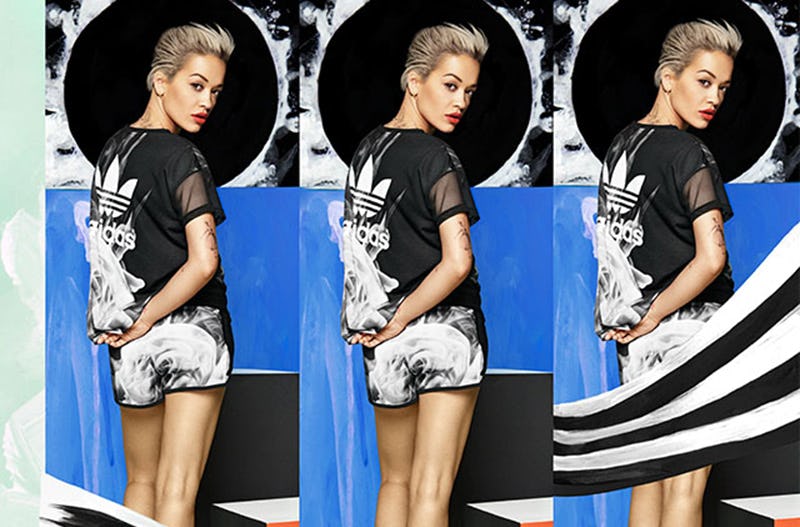 Rita ora best sale adidas shorts