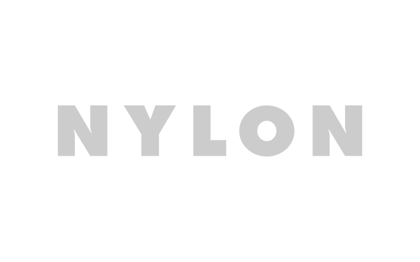 Nylon logo on a grey background