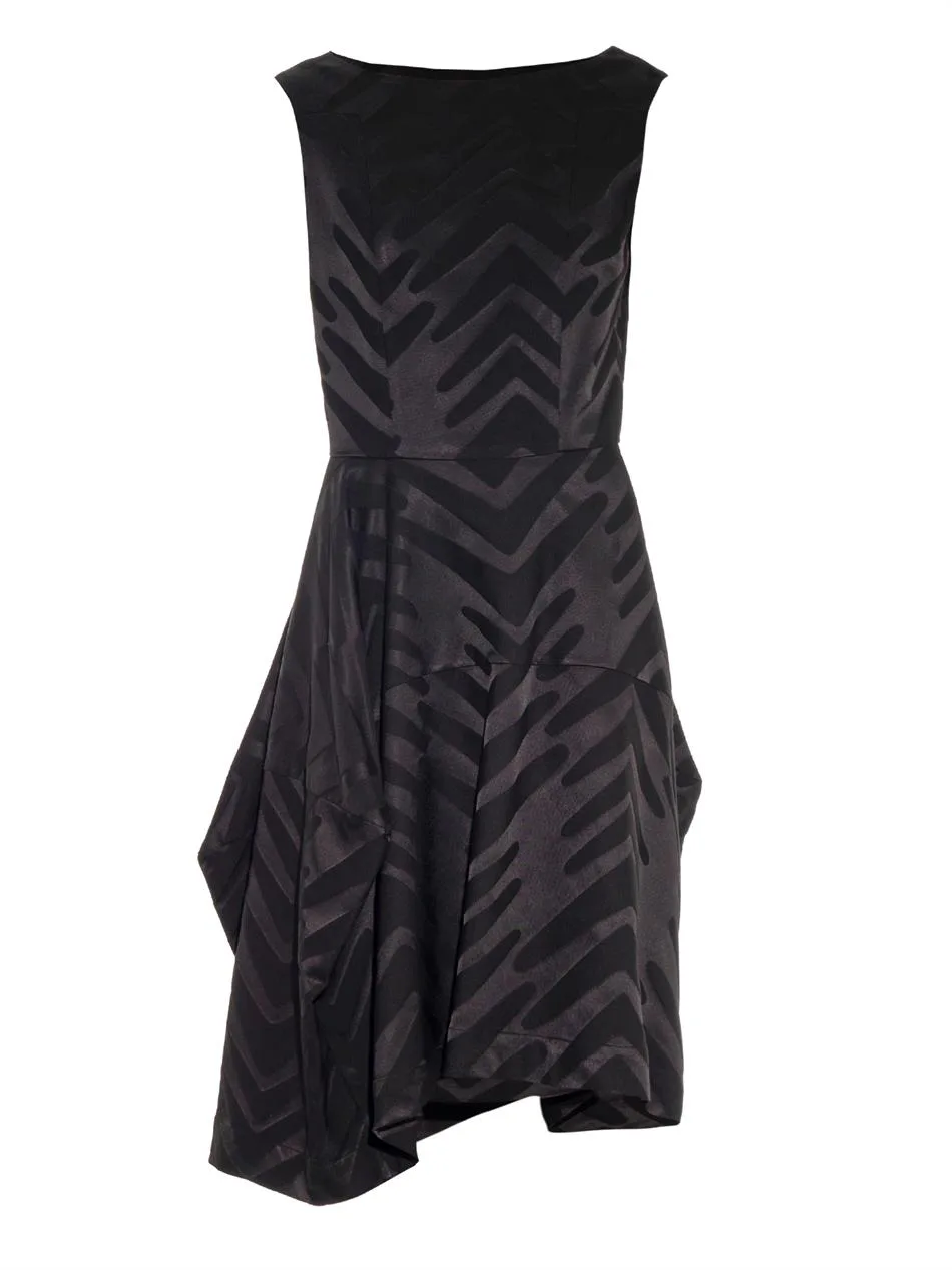 strapless open back dress Multi Sunset Ombre One Shoulder Open Back Twist Detail Midi Dress – AX  Paris US main image 1