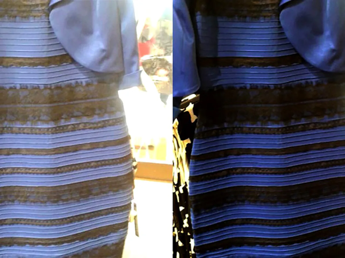 blue yellow dress test Dressgate: If you saw THAT dress as white your brain was working overtime