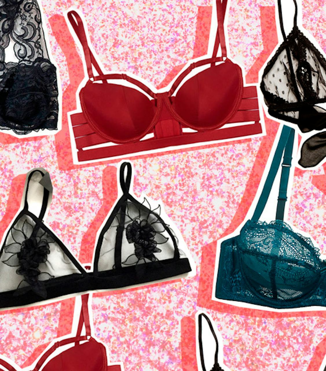 Affordable Lingerie - Pretty Valentine’s Day Bras