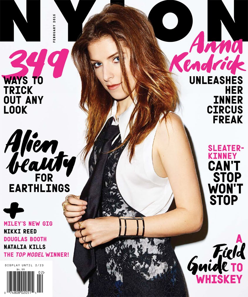 Anna Kendrick February 2015 NYLON Cover