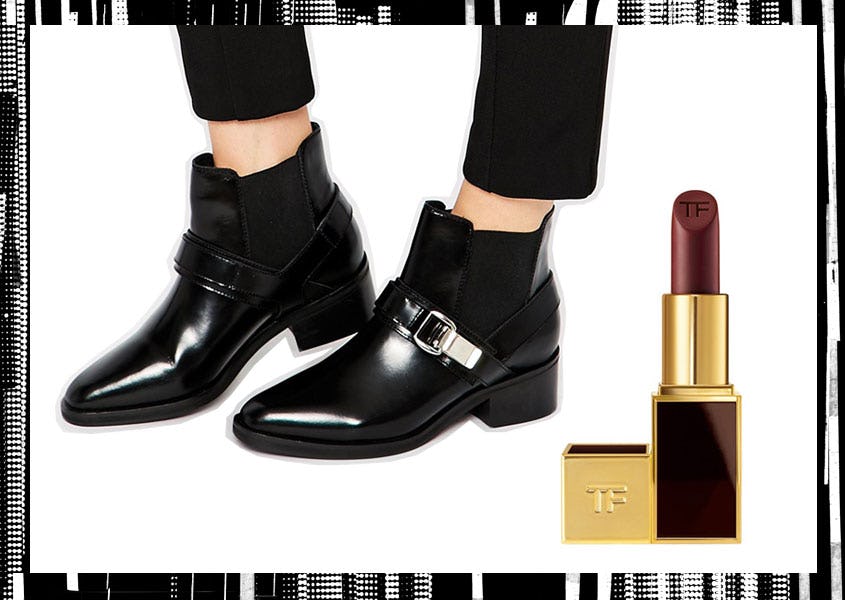 Lipstick And Boot Combinations Winter Fashion
