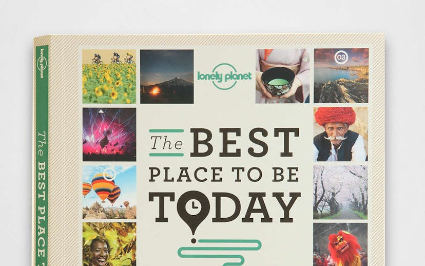 Cover of a book named "Best Place to be Today: 365 Things to Do & the Perfect Day to Do Them"