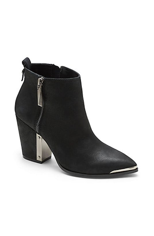 The Vince Camuto Amori bootie with a rimmed toe 