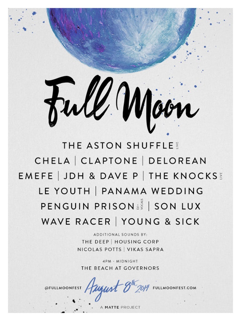 Win This Tickets to Full Moon Fest!