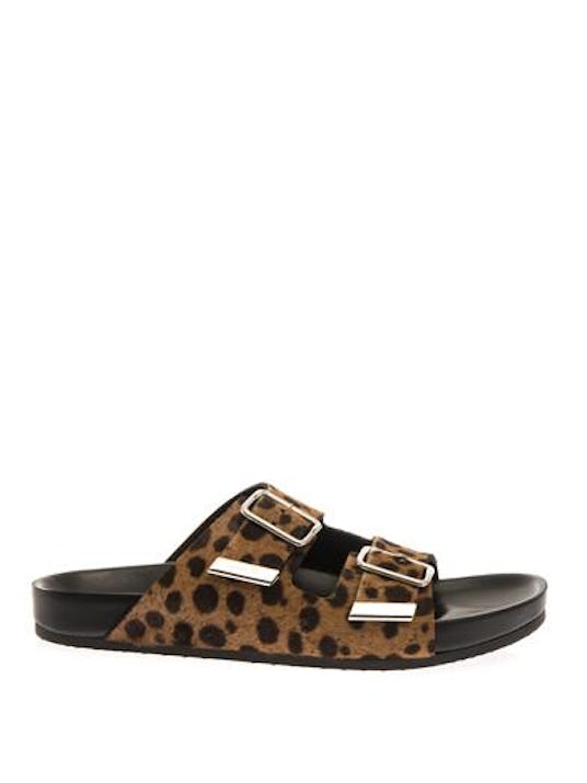 Givenchy's leopard calf-hair slides 