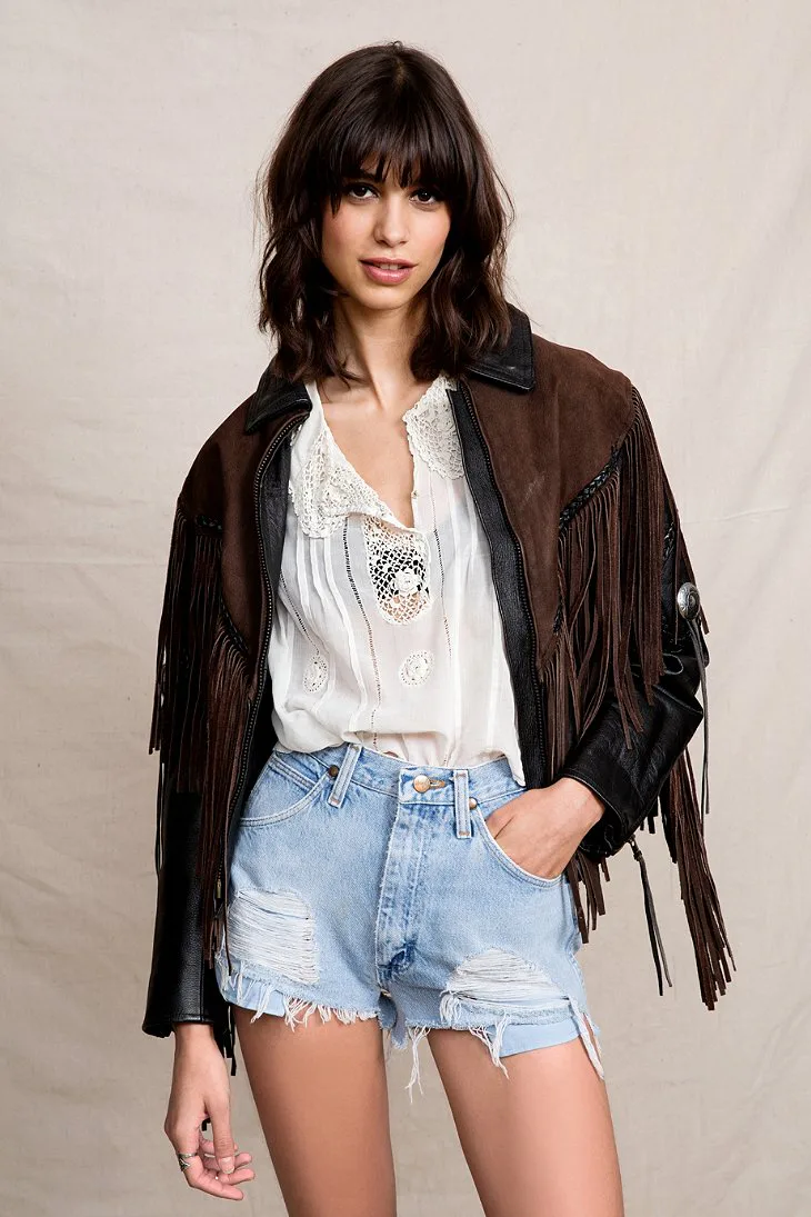 lana del rey fringe jacket