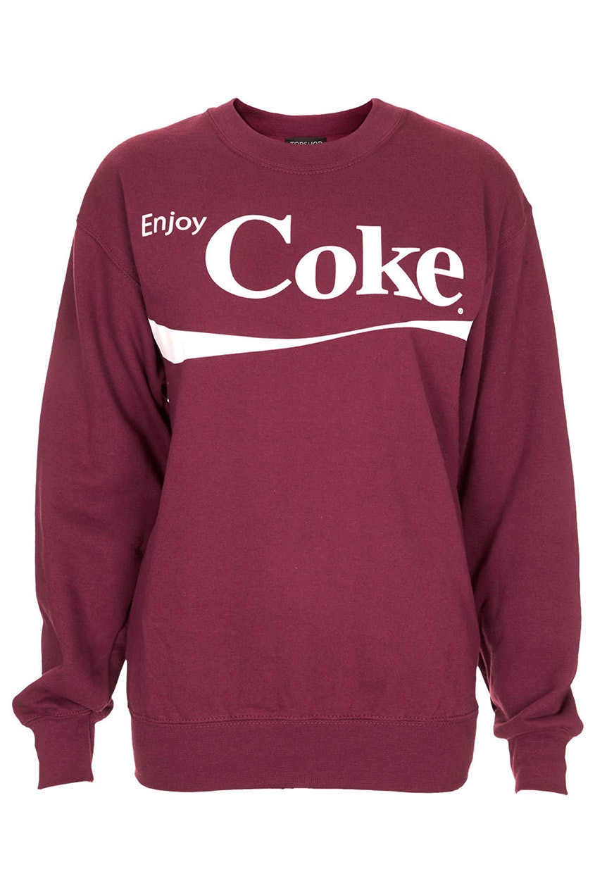 Topshop coca cola jumper sale