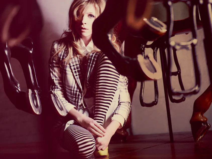 Chloe Sevigny, Anja Rubik, Clemence Poesy NYLON April 2008 Cover