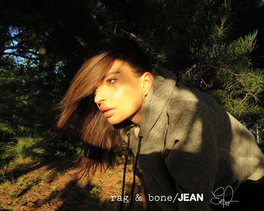 Emily Ratajkowski Rag & Bone DIY