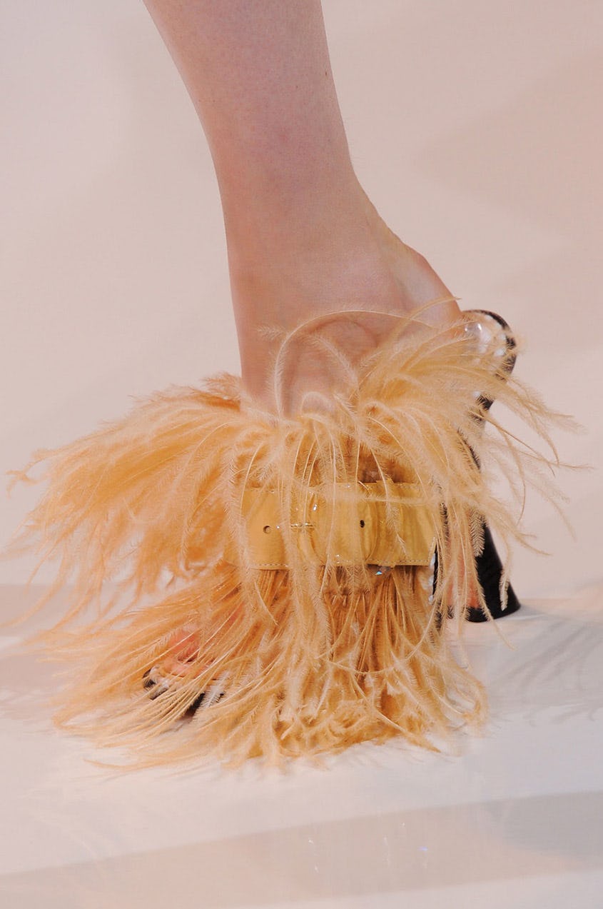 Trend Feathers at Paris Fashion Week