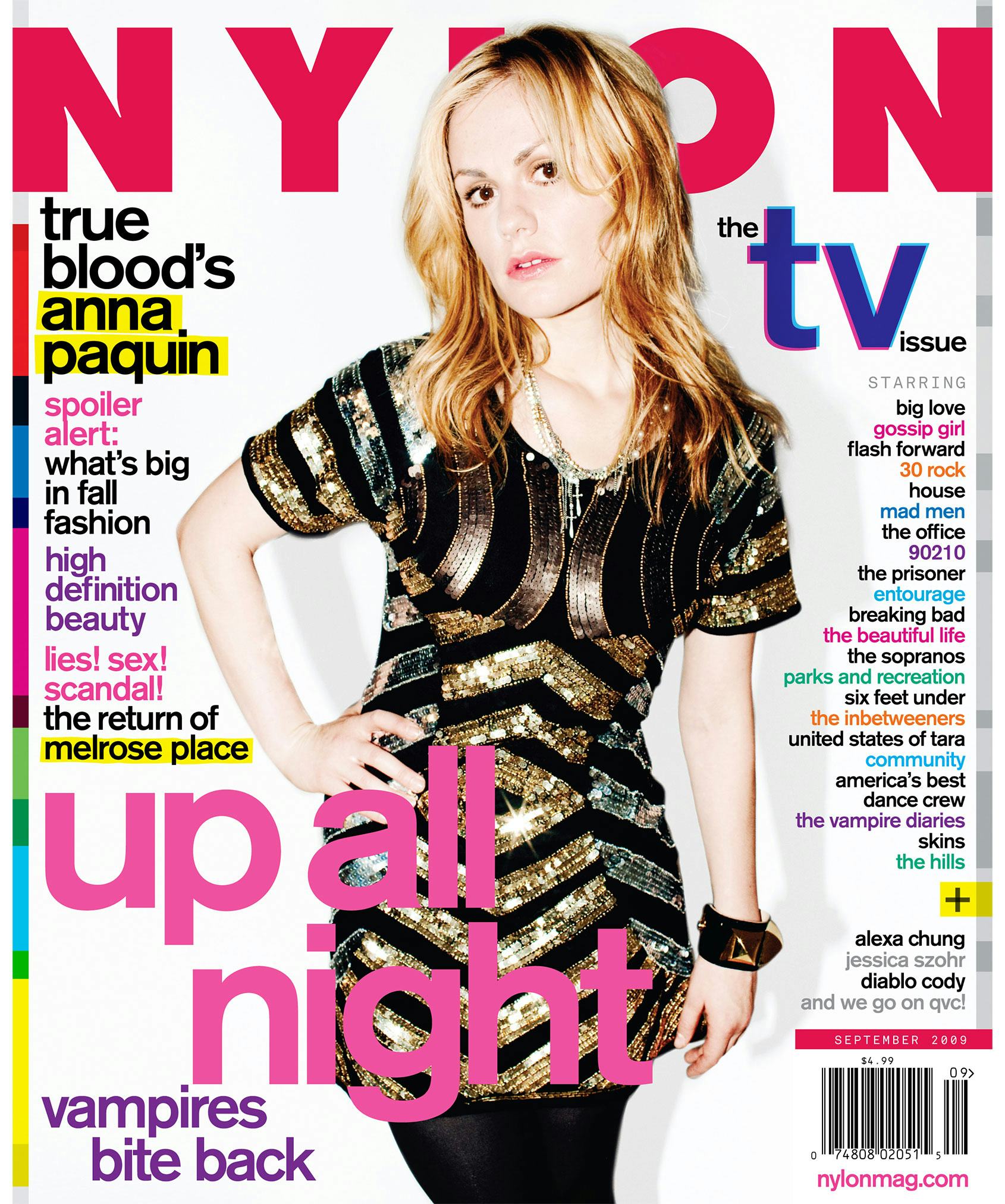 Anna Paquin Nylon Cover