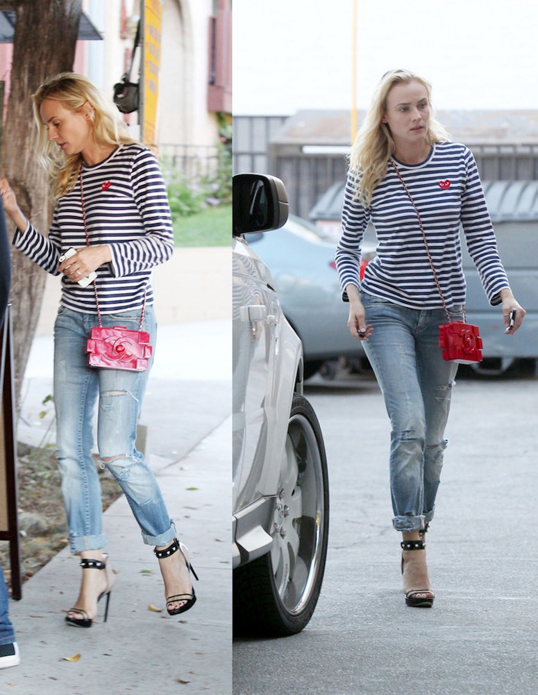 Diane Kruger carries - you guessed it - the latest Chanel bag - PurseBlog