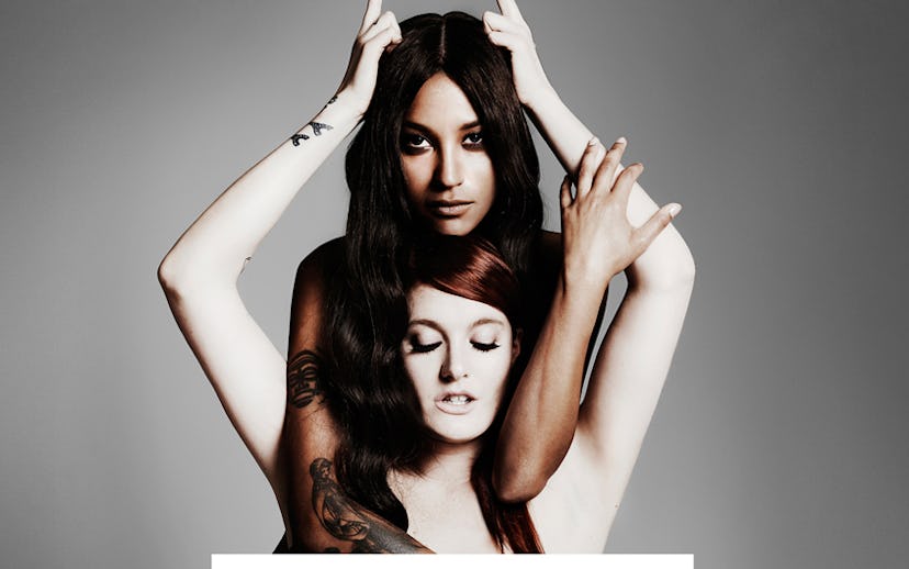 Icona Pop posing for their 'This is….ICONA POP' cover.