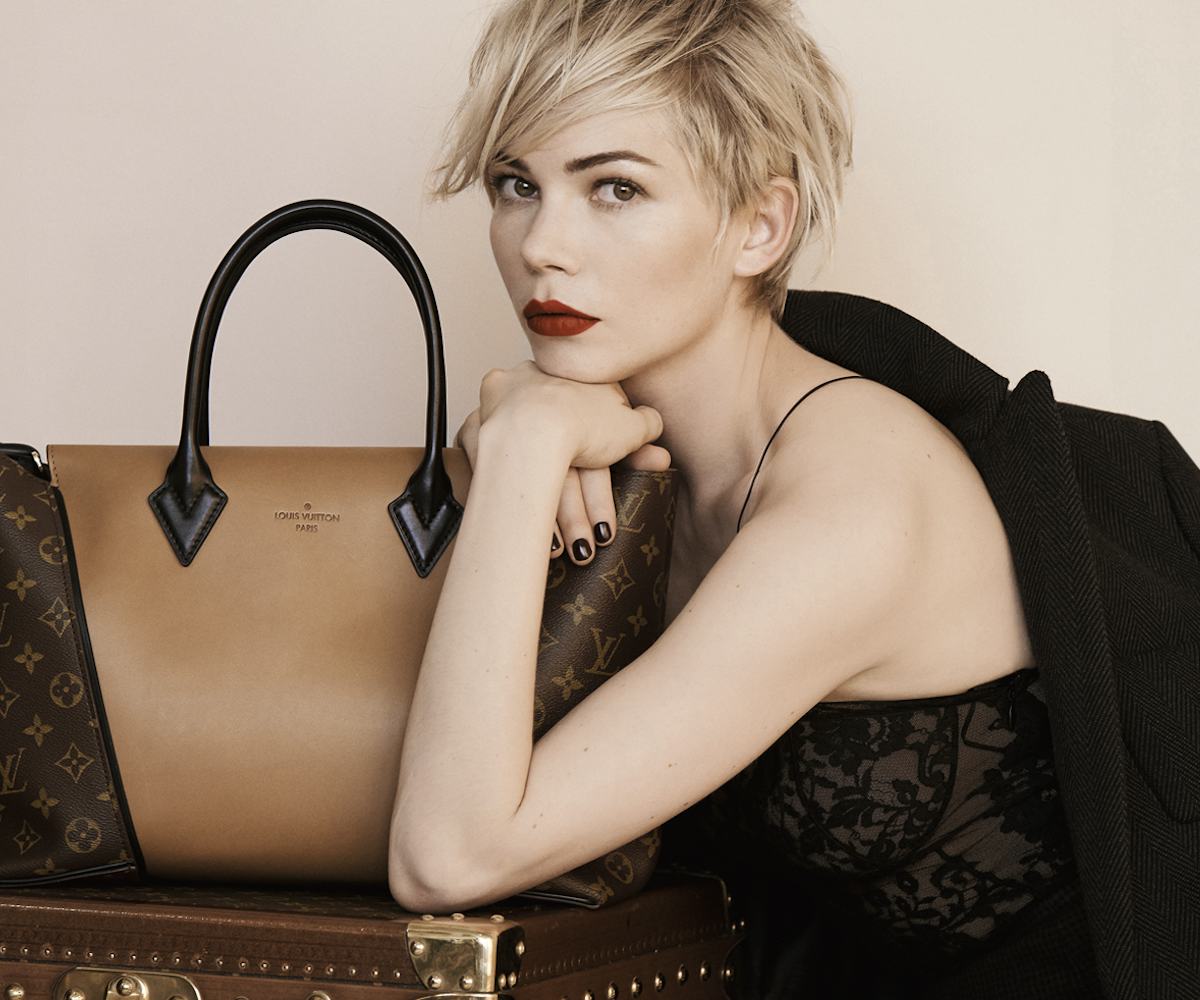 we love this photo: michelle williams x louis vuitton