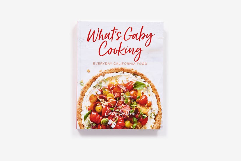 A cookbook called "What’s Gaby Cooking: Everyday California Cooking' by Gaby Dalkin