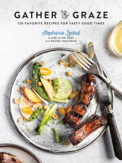 A cookbook called "Gather & Graze" by Stephanie Izard with Rachel Holzman